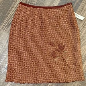 Woolmark 100% Wool Skirt Appliqué size 12